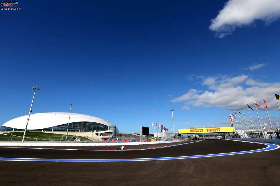 Mit 5.848 Kilometern Länge ist das Sochi Autodrom einer der längsten Kurse des aktuellen Kalanders. Nur Spa (7.004 km) und Silverstone (5.891 km) sind länger.