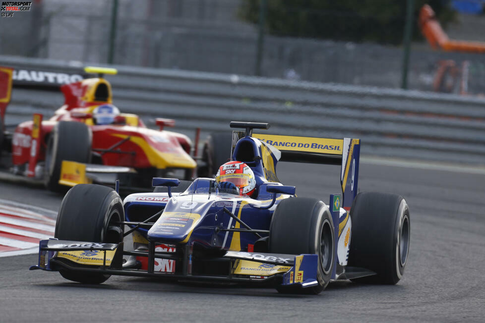 Carlos Sainz kam 2010 mit der Formel BMW erstmals nach Ungarn. Damals wurde er Vierter und Dritter. 2011 kehrte er mit der Formel Renault 2.0 zurück und 2013 mit der GP3, als er im Sprintrennen Zweiter wurde. 2013 und im vergangenen Jahr, als er Vierter und Sechster wurde, fuhr er hier in der Formel Renault 3.5. Felipe Nasr gab sein Debüt auf dem Hungaroring 2009 ebenfalls in der Formel BMW mit einem Sieg und einem zweiten Platz. 2012 und 2013 fuhr er hier in der GP2 und holte dabei zwei dritte Plätze (Foto).