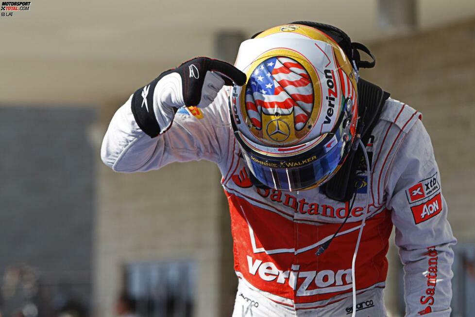 Der Grand Prix der USA wird am kommenden Wochenende zum vierten Mal auf dem Circuit of The Americas (CoTA) in Austin ausgetragen. Lewis Hamilton steht auf dieser Strecke bei zwei Siegen. Sowohl 2012 für McLaren (Foto) als auch 2014 für Mercedes gewann der Brite von Startplatz zwei. Sebastian Vettel gewann 2013 für Red Bull von der Pole-Position.
