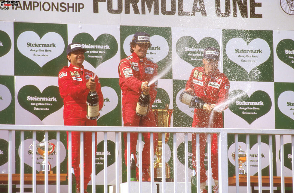 Alain Prost ist der erfolgreichste Fahrer in Österreich und gewann 1983, 1985 und 1986 insgesamt dreimal. McLaren ist mit sechs Siegen der erfolgreichste Konstrukteur, teilt sich diese Ehre auf dem neuen Kurs aber mit Ferrari, weil beide dreimal hier gewannen.