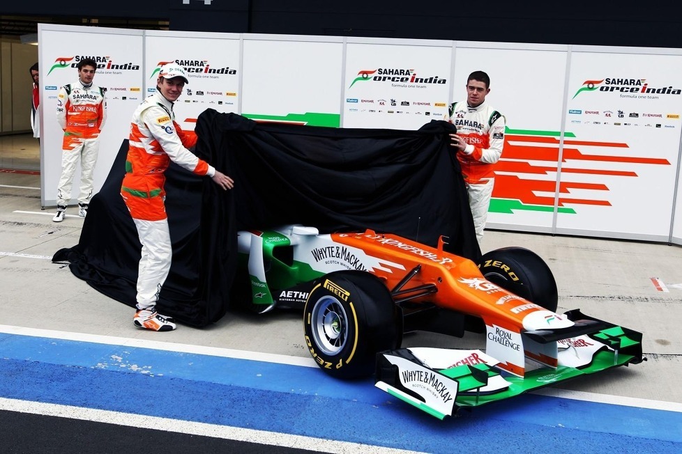 Seit der Übernahme von Spyker zur Saison 2008 hat Force India diese Fahrzeuge für die Formel-1-WM vorgestellt