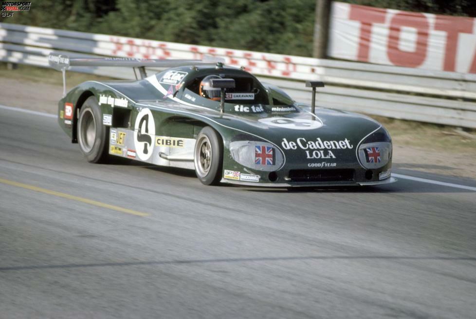 1975 kam das ambitionierte Projekt von Alain de Cadenet mit Ford-Antrieb auf Rang 14, ein Jahr später auf den starken fünften Platz.