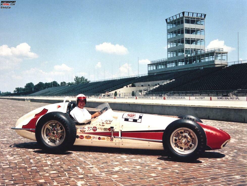 Foyts zweiter Indy-500-Sieg gelingt 1964 am Steuer eines Watson-Offenhauser von Ansted/Thompson.