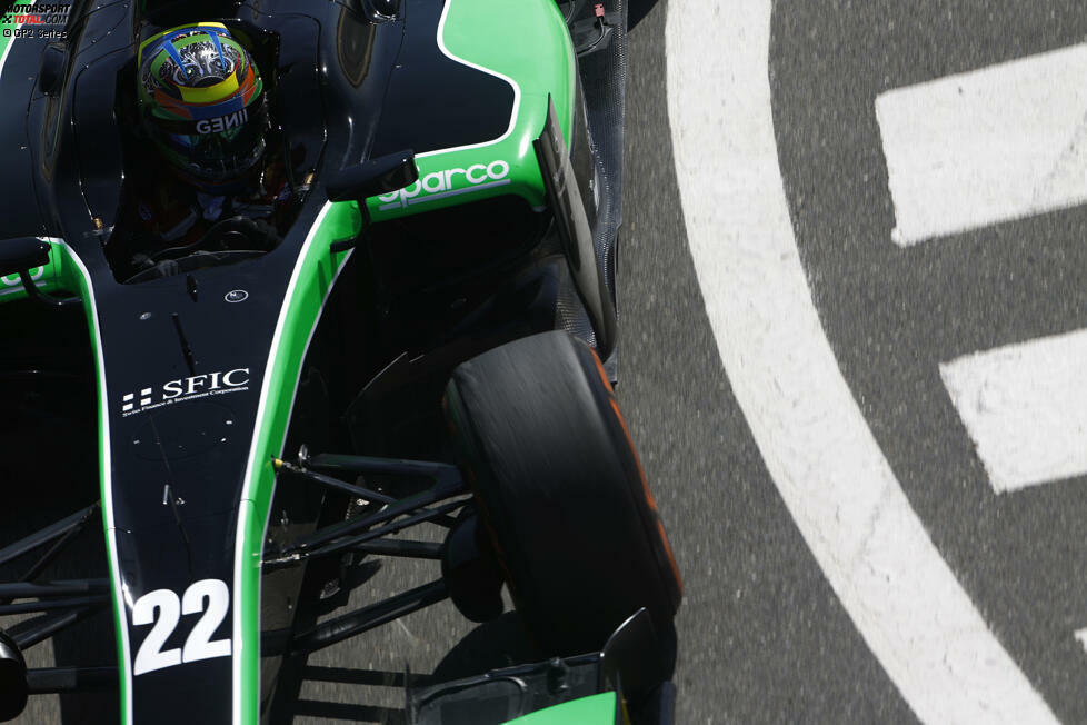 Status: Marlon Stöckinger (24) & Richie Stanaway (23) - Nach dem Aus des Caterham-Rennstalls übernahm die kanadische Status-Truppe den Platz und auch gleich das ganze Team. Erfahrung bringt der Rennstall aber bereits aus der GP3 mit. Als Fahrer vepflichtete man den Philippino-Schweizer Marlon Stöckinger, der bislang mit mäßigem Erfolg in der Formel Renault 3.5 unterwegs war. Im zweiten Cockpit sitzt der Abu-Dhabi-Schnellste Richie Stanaway, der mit dem Team 2014 Achter in der GP3 wurde.