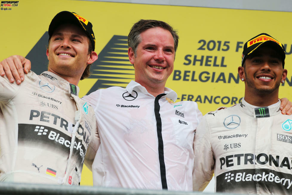 Noch acht Rennen zu fahren, noch 200 Punkte zu vergeben - und jetzt schon 28 Punkte Vorsprung auf Nico Rosberg: Lewis Hamilton rückt seinem großen Traum, dem dritten WM-Titel (genauso viele hat sein großes Idol Ayrton Senna gewonnen), beim Grand Prix von Belgien einen weiteren Schritt näher.