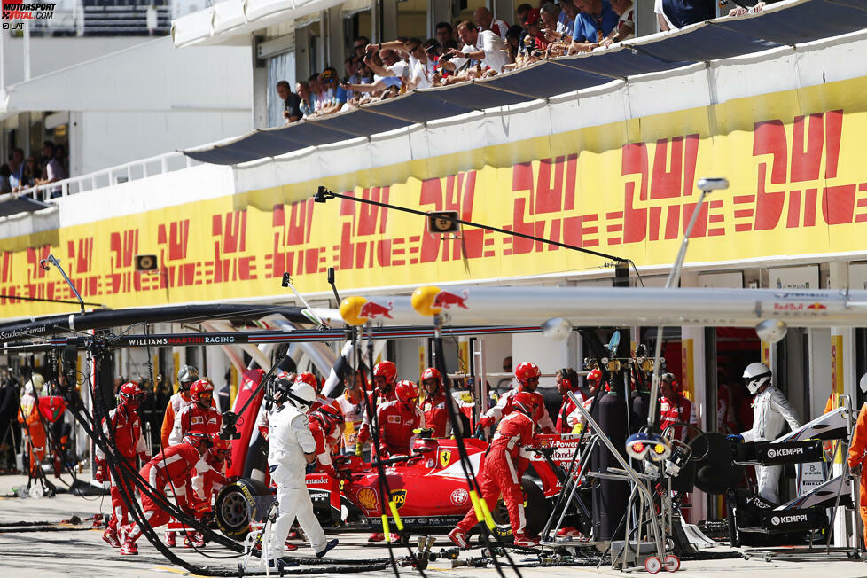 Wie auch Räikkönen den Traum vom zweiten Saison-Podium: Beim 