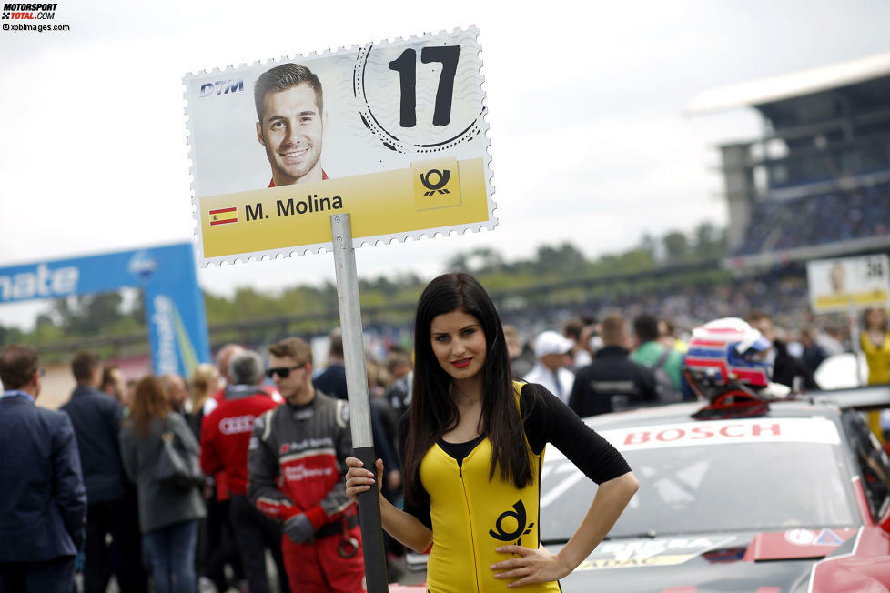 Für den Spanier Miguel Molina gibt es am Hockenheimring diese Lady vom Typ 