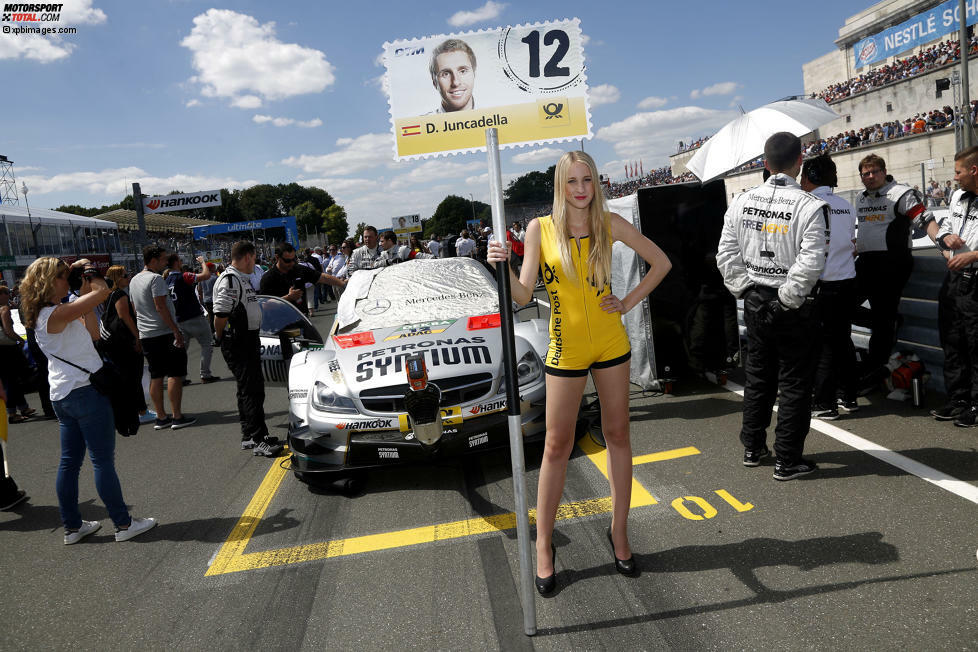 Mercedes-Kollege Daniel Juncadella scheint derweil eher blonde Damen zu bevorzugen...