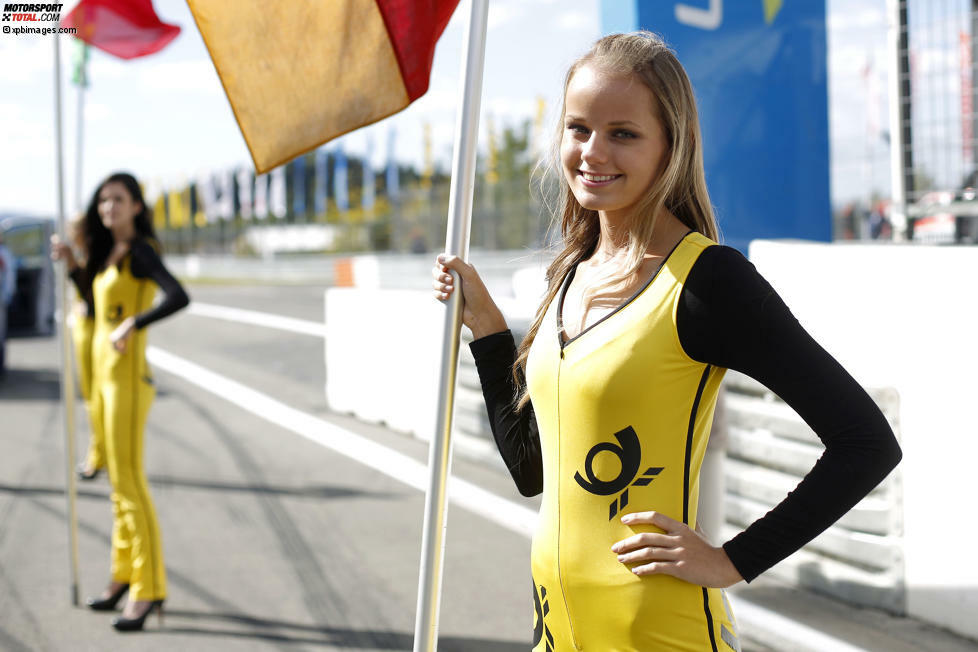 Da macht dieses Gridgirl schon einen braveren Eindruck - zumindest optisch.