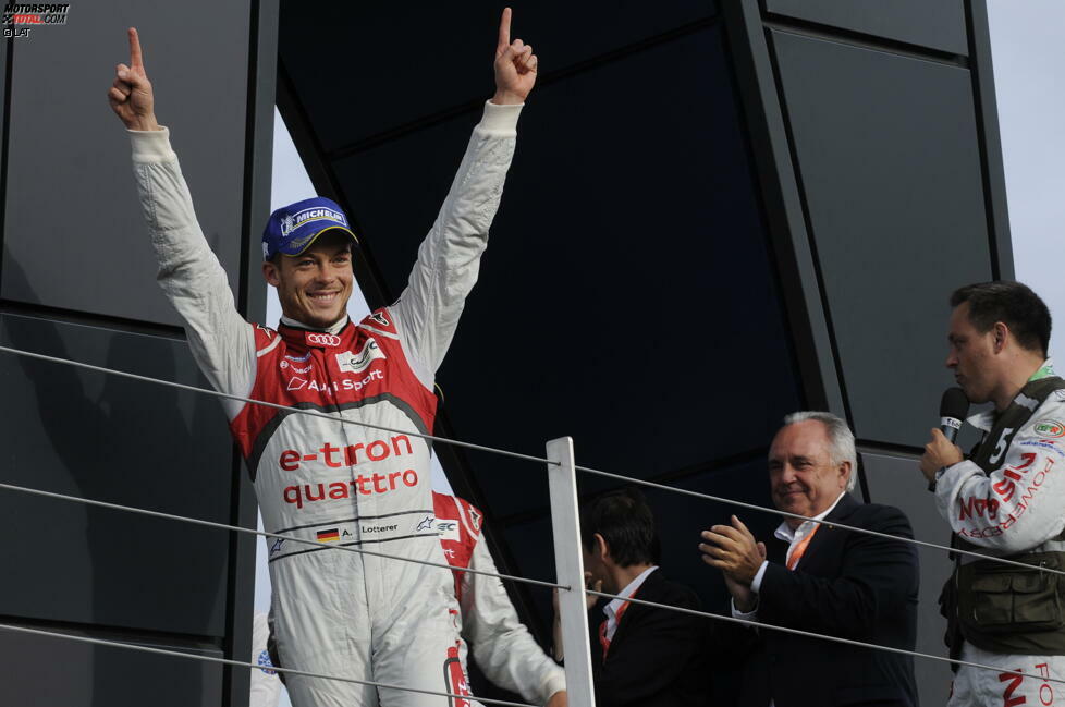 Andre Lotterer (3 Siege): In Deutschland geboren, in Belgien ausgewachsen und mittlerweile in Japan zu Hause. Der Audi-Werksfahrer ist Champion der Super-GT-Serie (2006 und 2009), Meister der ehemaligen Formel Nippon (2011) und dreimaliger Sieger bei den 24 Stunden von Le Mans (2011, 2012 und 2014). In der Saison 2014 erfüllte sich Lotterer den Traum von einem Start bei einem Formel-1-Grand-Prix, nachdem er von 2000 bis 2002 nie über Testfahrten hinausgekommen war.