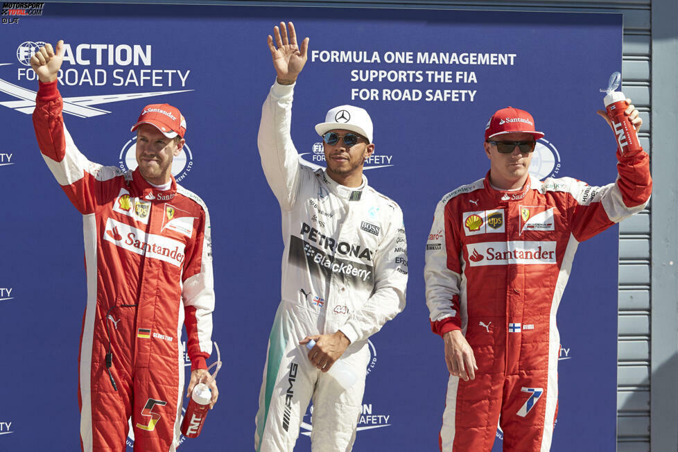 Aber erst malzum Sportlichen: Hamilton holt die nächste Pole - und Kimi Räikkönen ist erst zum dritten Mal in einem Qualifying der Saison 2015 schneller als Vettel. Ferrari mit weniger als drei Zehntelsekunden Rückstand auf P2/3: Die eingesetzten Motorentoken vor dem Heimspiel auf der Powerstrecke Monza zeigen Wirkung.