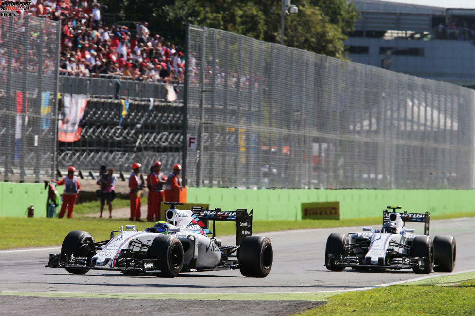 Im Finish fighten noch Massa und Bottas um den dritten Platz, doch Massa setzt sich durch. Sehr zur Freude der Tifosi, die den ehemaligen Ferrari-Fahrer in ihr Herz geschlossen haben. Nicht nur, weil er bei der Fahrerparade auf englische Fragen in Italienisch antwortet.