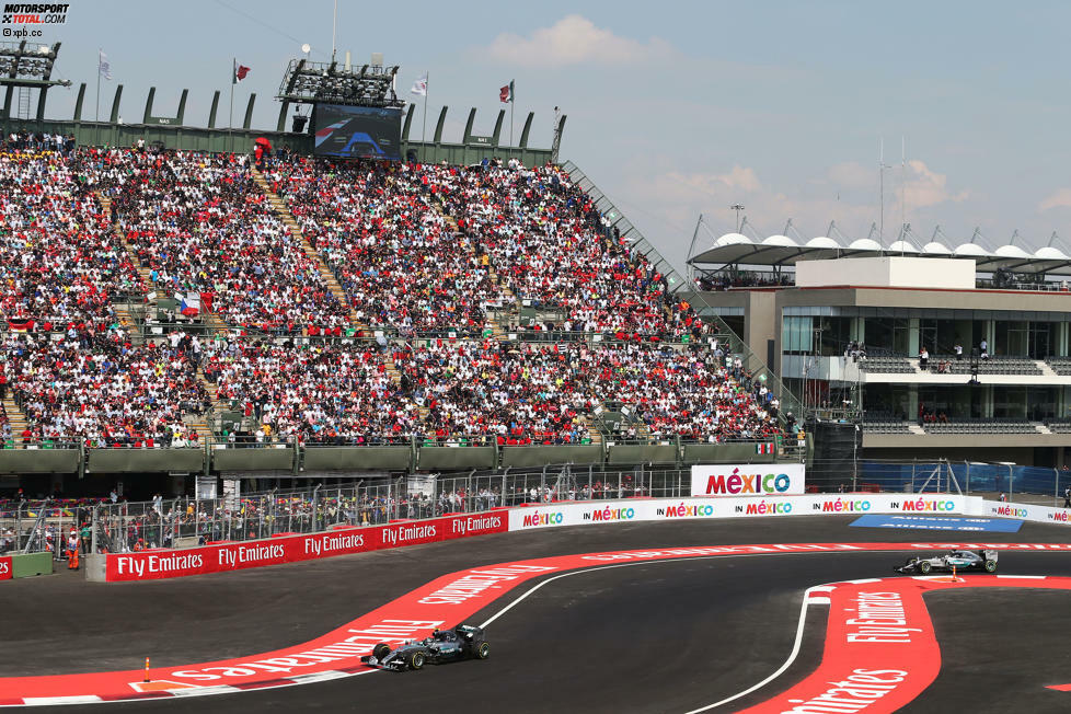 2015 feiert die Formel 1 in Mexiko ein Comeback, das zur rauschenden Fiesta wird: Nico Rosberg kann 2015 nicht mehr Weltmeister werden, gewinnt aber das Rennen und setzt zu einer Siegesserie an, die weit in die Saison 2016 hinein reicht und schließlich als Grundstein zu seinem WM-Titel dient.