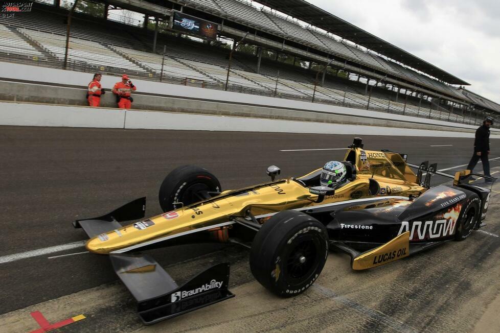 Startplatz 31: Ryan Briscoe (Schmidt-Honda) (Ersatz für James Hinchcliffe)