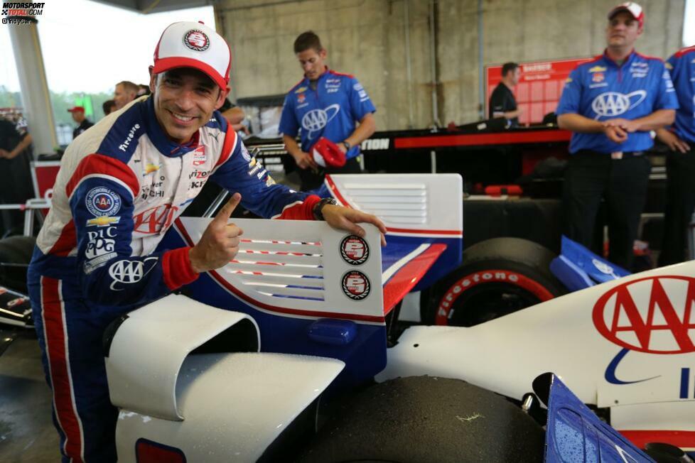 Birmingham (Alabama): Helio Castroneves (Penske-Chevrolet)