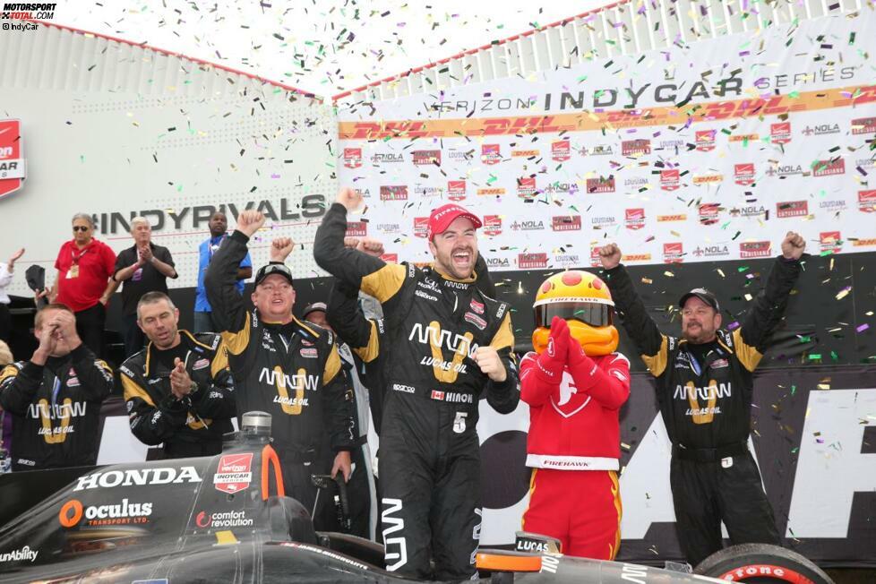 New Orleans (Louisiana): James Hinchcliffe (Schmidt-Honda)