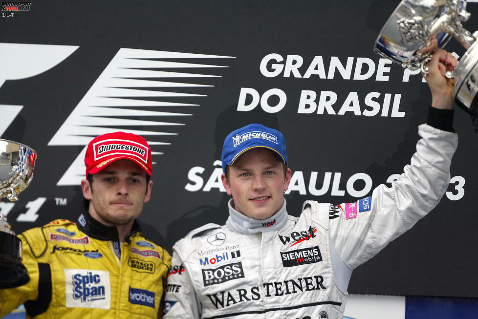 Giancarlo Fisichella gewinnt sensationell und unter chaotischen Umständen das Abbruchrennen in Interlagos. Bei der Siegerehrung steht der Italiener lediglich auf dem zweiten Platz, erst einige Tage später wird das Endergebnis offiziell korrigiert. Somit kommt Jordan am Grünen Tisch zum vierten und letzten Grand-Prix-Sieg seiner Geschichte. Irgendwie passt dieses Kuriosum ganz gut in die Historie des Rennstalls.