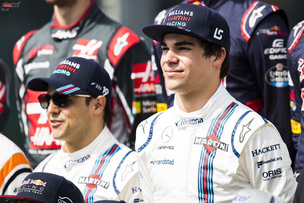 #2: Lance Stroll. Der Kanadier ist 18 Jahre und 148 Tage alt, als er in Australien sein Debüt für Williams gibt - sein Teamkollege Felipe Massa zählt fast doppelt so viele Lenze. Die ersten Rennen sind für den Formel-3-Europameister schwierig, doch mit Rang drei in Baku geht sein Stern erstmals auf.