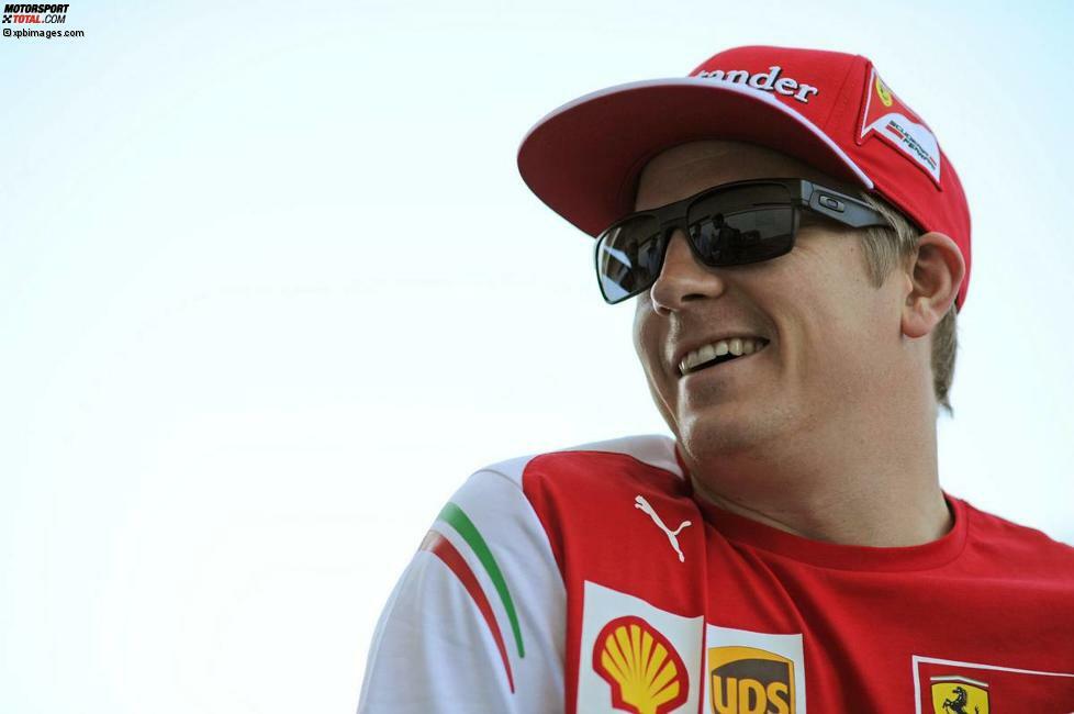 Platz 3: Kimi Räikkönen (Ferrari) hat Geld verdient, ohne dafür zu arbeiten. Als der Finne Ende 2009 aus seinem damaligen Ferrari-Vertrag gekauft wurde, legte Santander dermaßen viel Geld auf den Tisch, dass selbst der 