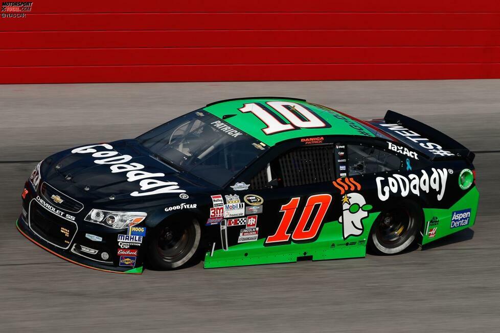 Danica Patrick (Stewart/Haas-Chevrolet): Kein klassisches Retro-Design, sondern eine Hommage an den Spitznamen des Darlington Raceway: 