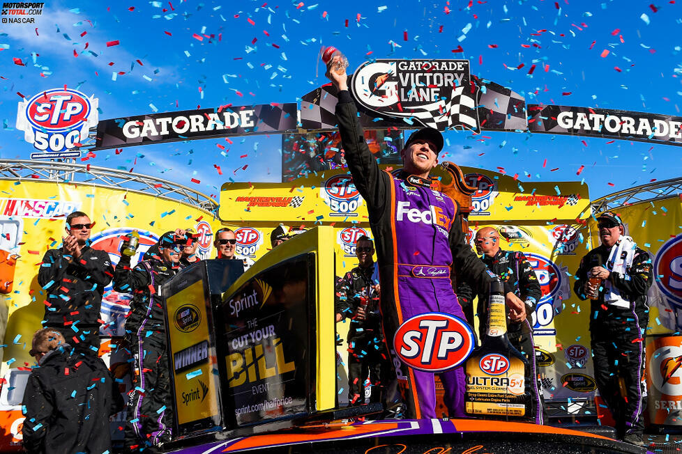 Martinsville (Virginia): Denny Hamlin (Gibbs-Toyota)