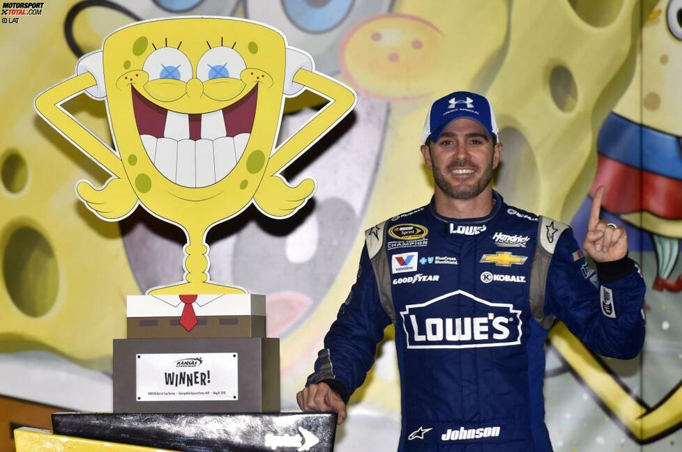 Kansas City (Kansas): Jimmie Johnson (Hendrick-Chevrolet)