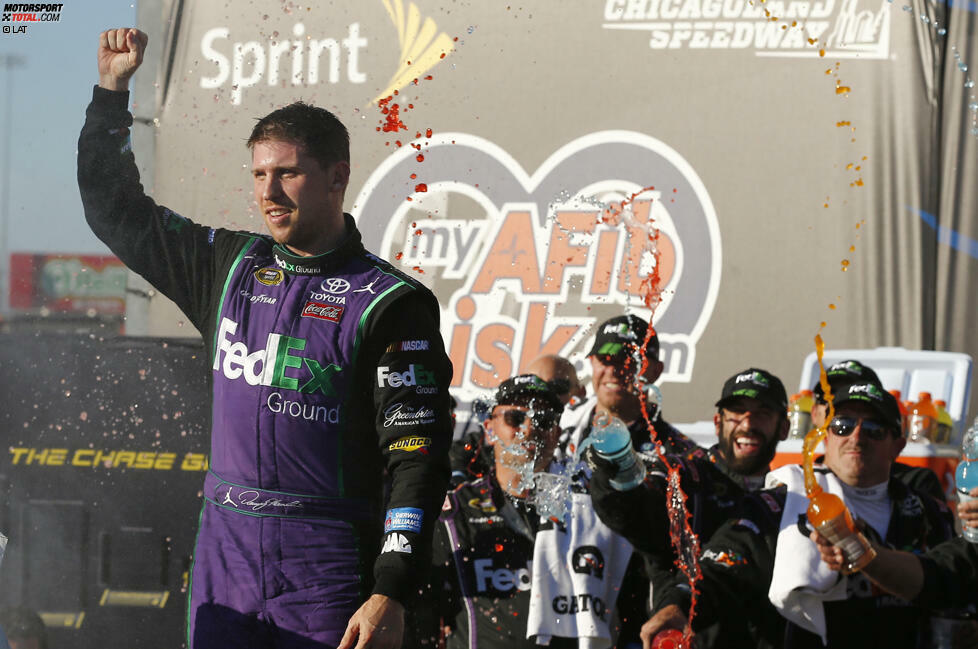 Chicago (Illinois): Denny Hamlin (Gibbs-Toyota)