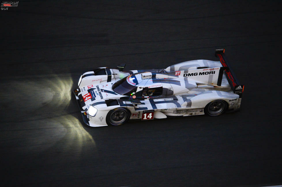 15. Juni 2014 in Le Mans: Lieb kommt in Le Mans als Gesamtelfter ins Ziel. Knapp zwei Stunden vorher hatte das Auto an Platz vier liegend wegen eines Getriebeproblems die Box ansteuern müssen und diese erst zur Schlussrunde wieder verlassen. Webber lief an Position zwei fahrend fast zeitgleich die Box an. Wegen Motorschaden muss er aufgeben. Sein 919 hatte in der Schlussphase lange geführt.