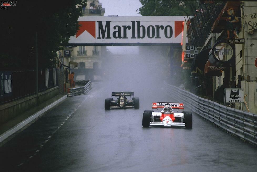 Die Wogen mit McLaren haben sich geglättet. 1984 geht es zurück nach Woking und die Fehde mit Senna nimmt ihren Anfang: Genauer gesagt in Monaco, wo der in Führung liegende Prost im starken Regen auf einen Abbruch des Rennens drängt und so der Aufholjagd des aufstrebenden Brasilianers ein jähes Ende setzt. So ist es ausgerechnet Prost, der mit den ersten politischen Spielchen den Grundstein für den Mythos Senna legt.