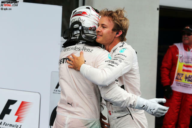 Immer dann, wenn es scheint, als mache Nico Rosberg in der Formel-1-Weltmeisterschaft 2015 keinen Stich mehr, wird's doch wieder spannend: Sieg beim Grand Prix von Österreich in Spielberg - und WM-Leader Lewis Hamilton bleibt nichts anderes übrig, als zur starken Leistung neidlos zu gratulieren.
