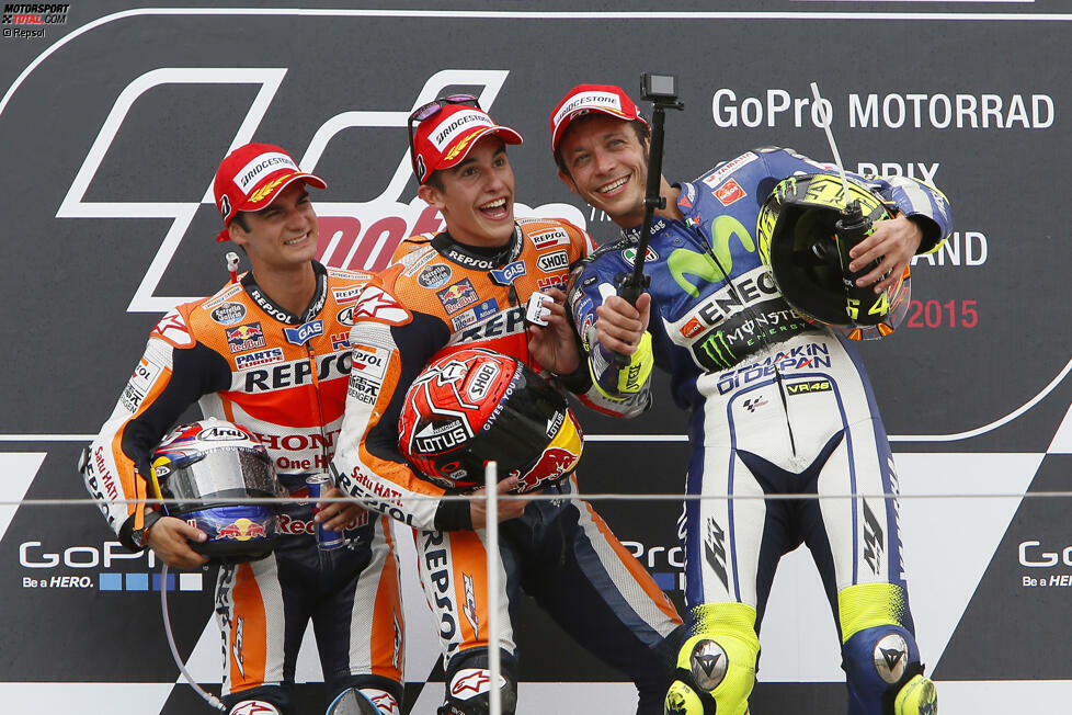 In der Rivalität zwischen Rossi und Marquez könnte das Jahr 2015 allerdings gerade erst der Startschuss gewesen sein. 