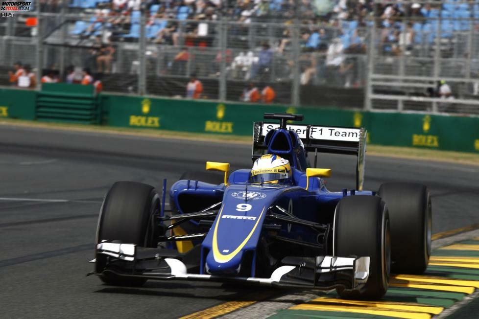 Marcus Ericsson (15 Grands Prix und neun WM-Punkte seit 2015): 