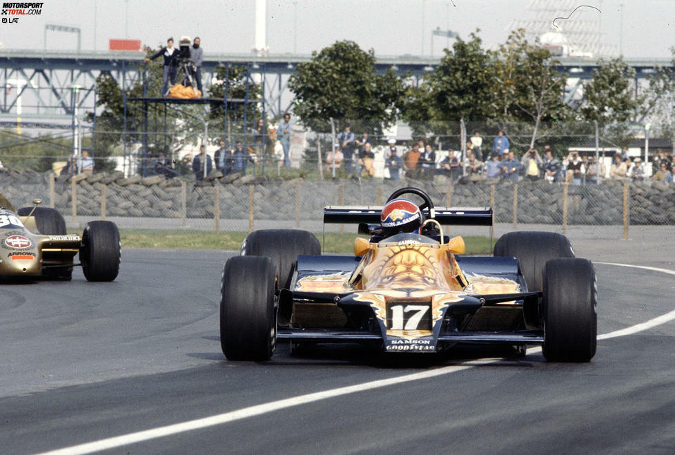 #5 - Shadow DN9: Apropos tierische Nasen: Was blickt uns denn da für ein Ungeheuer an? Hat Eddie Jordan etwa schon 1979 seine Finger im Spiel? Nein, es ist der Shadow von Jan Lammers, der diese außergewöhnliche Lackierung trägt. Schuld ist mal wieder der Hauptsponsor, Samson, der uns diesen Anblick beschert.