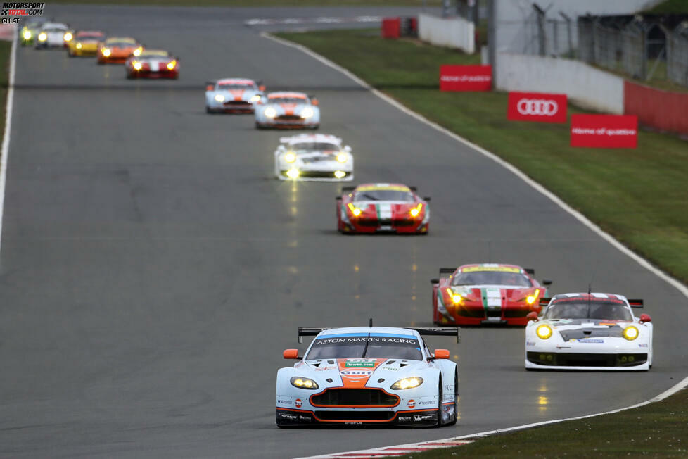 Buntes Gemisch in den Siegerlisten der GTE-Pro-Klasse: 2012 holte Ferrari den Erolg, 2013 war es Aston Martin und im vergangenen Jahr Porsche. Die Zuffenhausener warten auf einen Klassensieg in der GTE-Am.