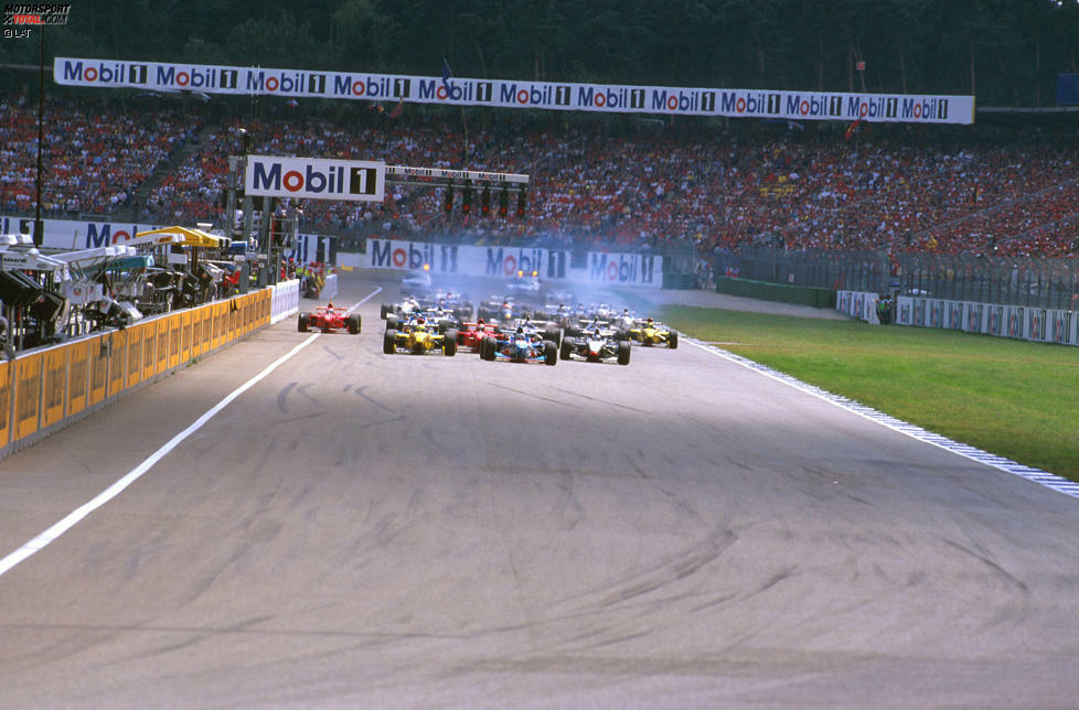 Das denkwürdigste Rennen in Hockenheim: 1997 kehrt Gerhard Berger nach drei Rennen Pause wegen einer Kieferhöhlenentzündung in den Benetton zurück. Wenige Wochen zuvor ist sein Vater bei einem Flugzeugunglück verstorben. Es ist der letzte Sieg in Bergers Formel-1-Karriere.