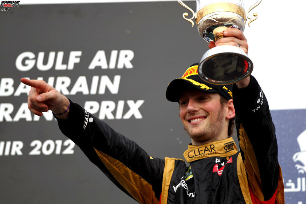 Platz 4: Romain Grosjean (219 Führungskilometer in sieben Rennen).