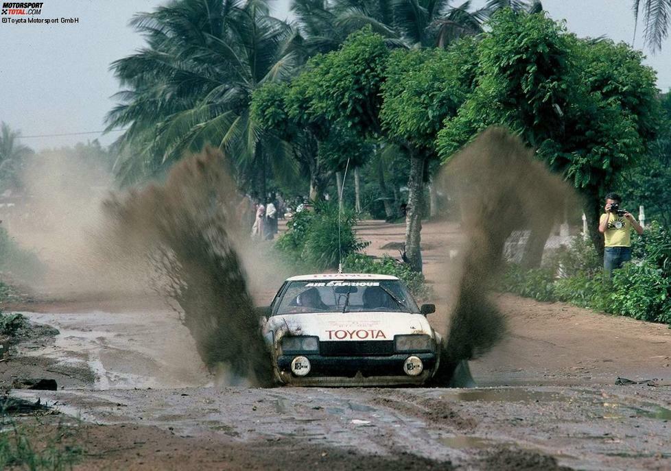 Deutlich erfolgreicher ist Toyota in Afrika, wo man bei der Safari-Rallye und der Rallye Elfenbeinküste mehrere Siege feiert.