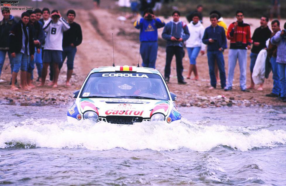 Erst 1998 kehrt Toyota werksseitig wieder in die Rallye-WM zurück. Mit dem neuen Corolla geht das Team aber keineswegs baden.