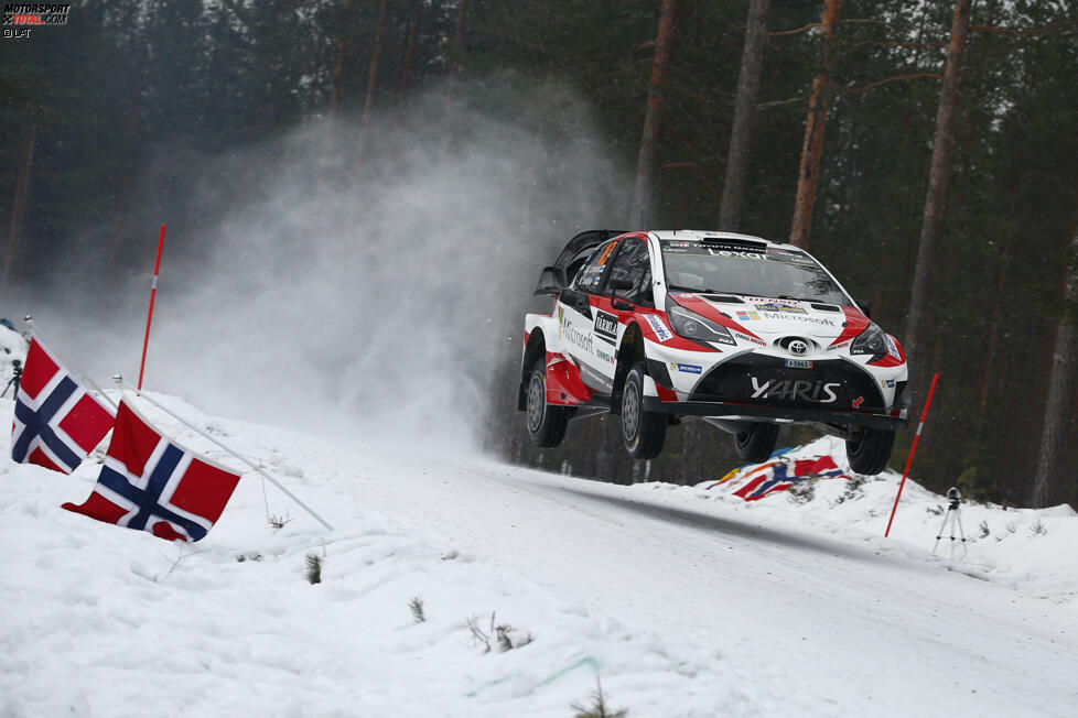 Einstand nach Maß: Bereits beim zweiten Start feiert Latvala bei der Rallye Schweden den ersten Sieg. Später im Jahr steigt Rookie Esapekka Lappi in einen dritten Yaris WRC und gewinnt bei seinem erst vierten WRC-Start sensationell seine Heimrallye in Finnland.