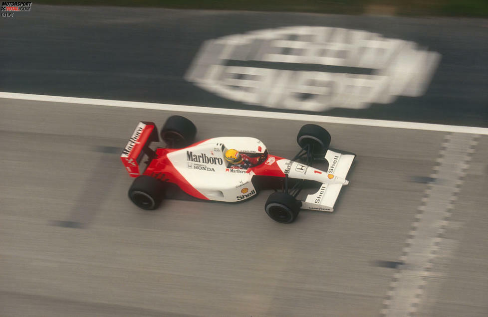 1991: Der McLaren MP4/6 mit Honda-Motor, das vierte und letzte Weltmeisterauto mit Zwölfzylinder.