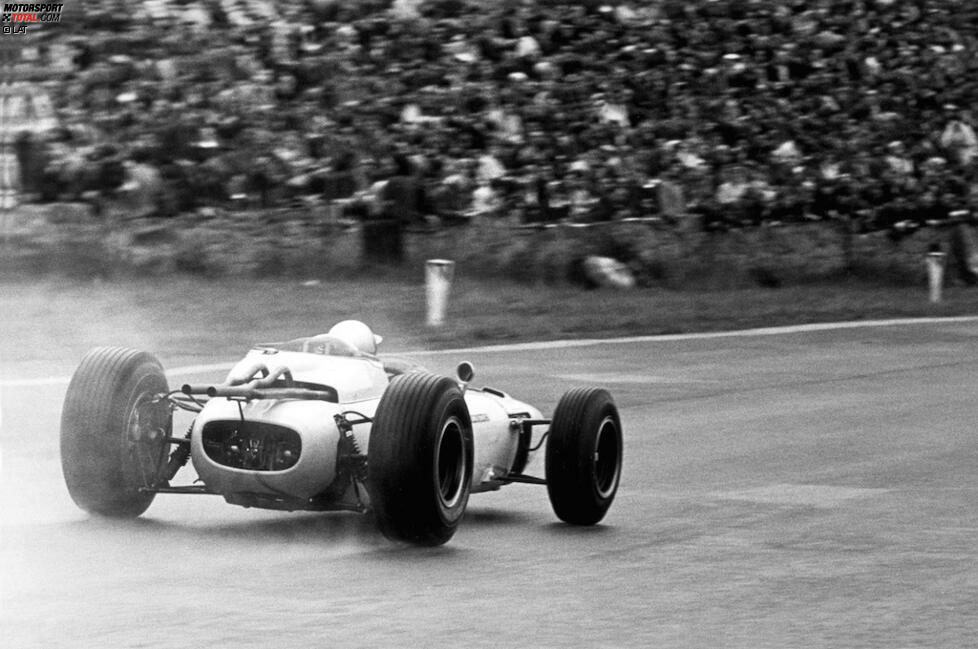 1965: Der Honda RA272 von Richie Ginther, der erste Honda-Rennsieger mit zwölf Zylindern.