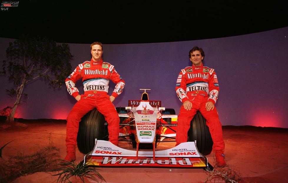 1999: Nur die Farbe ist gleich, sonst gibt's viel Neues bei Williams. Ralf Schumacher und Alessandro Zanardi fahren den FW21, doch nur Schumacher holt Punkte. Zanardi schafft es nie in die Top 6.