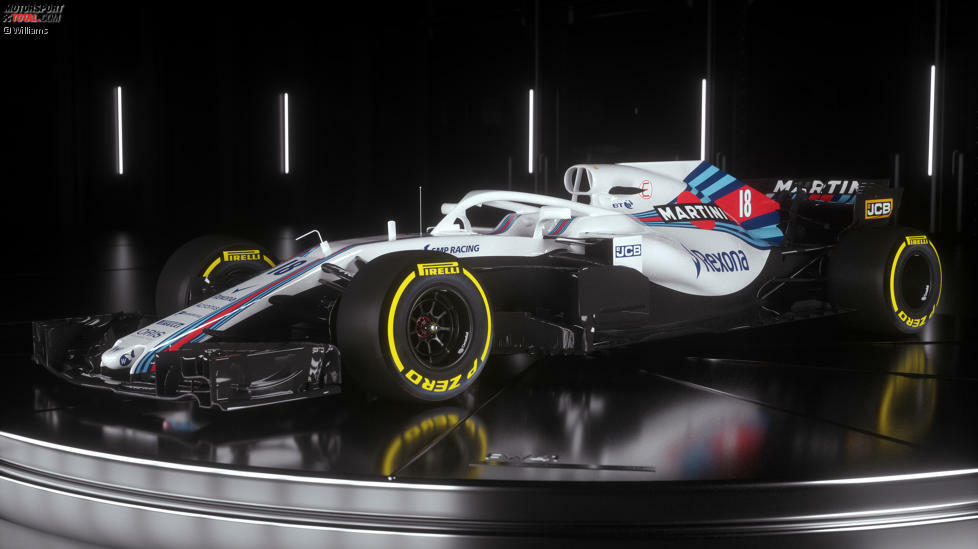 Im Jahr 2018 präsentiert das Williams-Team den FW41 - der erste Williams, das unter der Leitung von Paddy Lowe entstanden ist. Mit Sergei Sirotkin und Testfahrer Robert Kubica gibt's zwei neue Gesichter im Team.