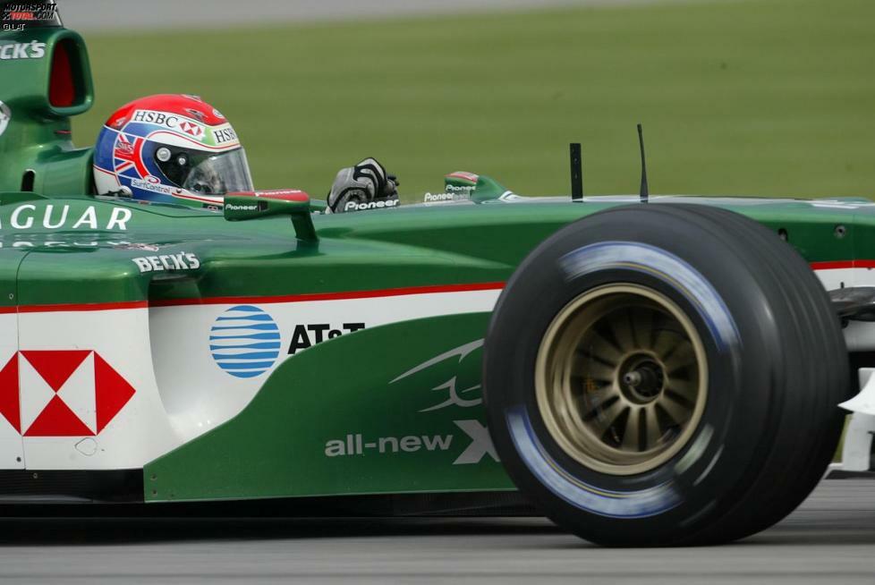 Wilson bestes Formel-1-Ergebnis kommt beim Grand Prix der USA 2003 in Indianapolis zustande, wo er den Jaguar R4 auf Platz acht steuert und damit seinen einzigen WM-Punkt erringt.