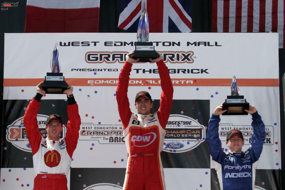 In der ChampCar-Serie hält Wilson RuSPORT die Treue und gewinnt in Edmonton 2006 vor Sebastien Bourdais (Newman/Haas) und A.J. Allmendinger, der inzwischen zu Forsythe gewechselt hat.