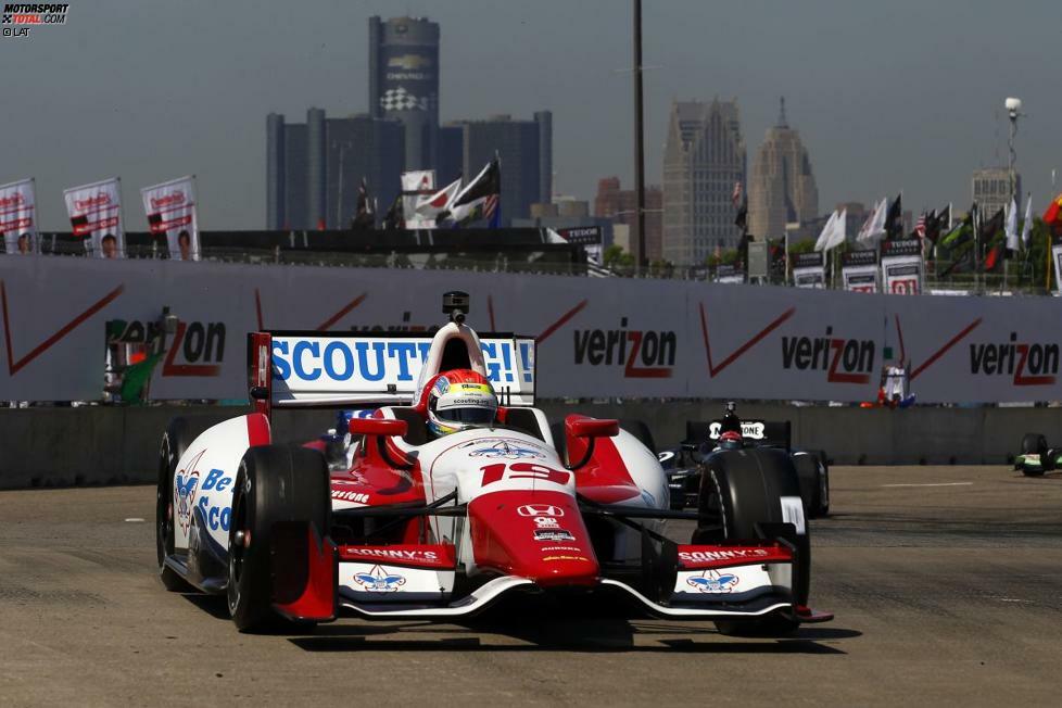 2014 ist Wilsons letzte Saison im Team von Dale Coyne. Ein weiterer Podestplatz gelingt ihm nicht, Platz vier in Detroit bleibt das Highlight der Saison. Anschließend trennen sich die Wege. Für 2015 steht der Brite zunächst ohne Cockpit da, doch ...