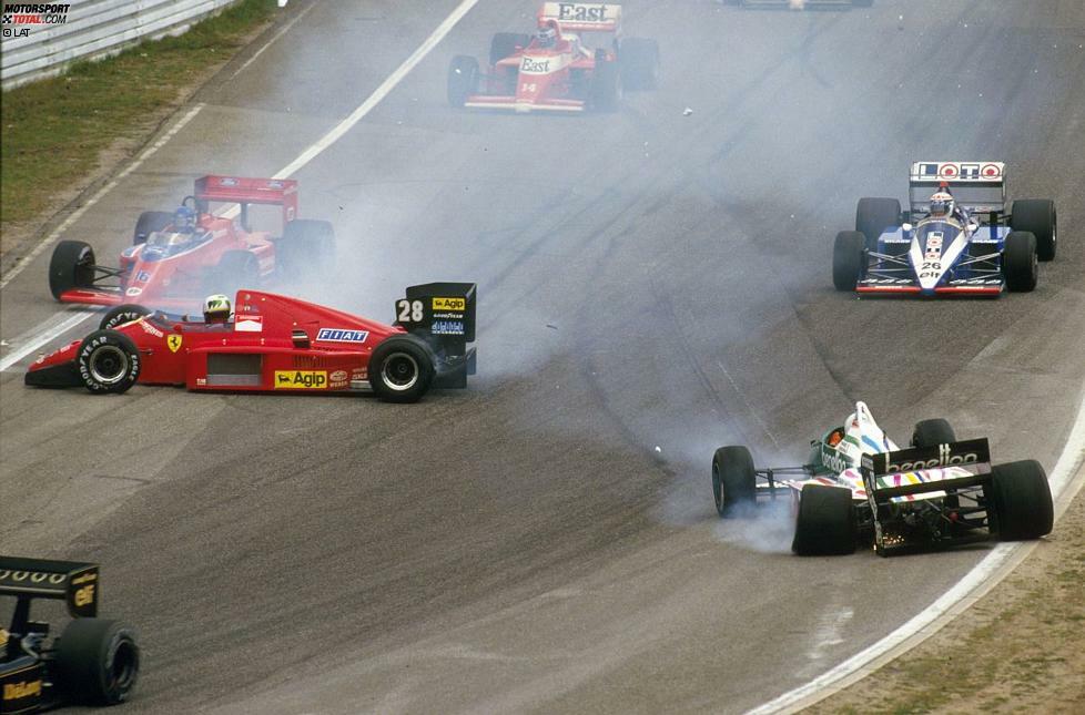 Insgesamt war Tambay der schnellere Mann, doch erst beim zehnten Rennen in Hockenheim schaffen es beide Haas-Piloten außerhalb der Punkteränge ins Ziel. Beim Startcrash zwischen Stefan Johansson (Ferrari) und Teo Fabi (Benetton) hatte Tambay Glück.