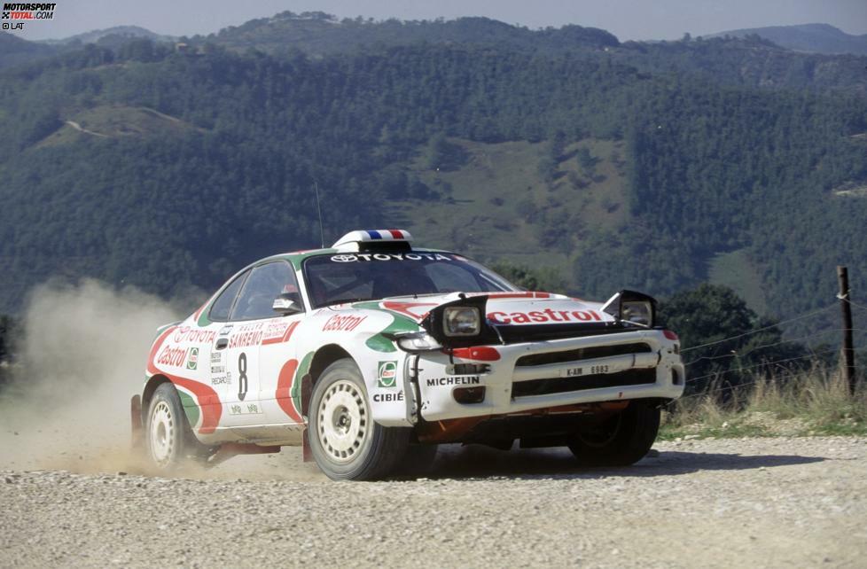Toyota zählte Anfang der 1990er zum Inbegriff des Rallye-Sports und die diversen Celica-Modelle brannten sich ins Gedächtnis. Insgesamt feierte Toyota 56 Siege, vier Fahrer und fünf Marken-Titel. Überschattet wurde das Engagement durch den technischen Betrug 1995.