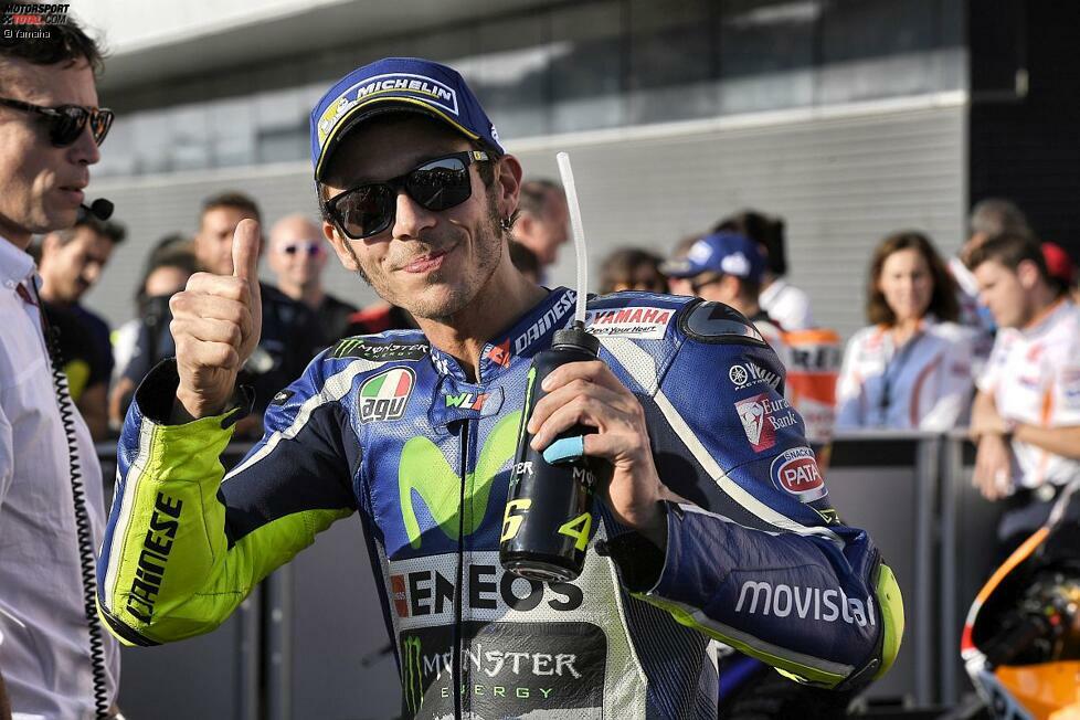 Valentino Rossi (Yamaha): Der Superstar denkt noch lange nicht an ein Karriereende. 2017 wird seine 22. Saison in der Weltmeisterschaft sein. Sein Ziel ist klar: WM-Titel Nummer zehn.