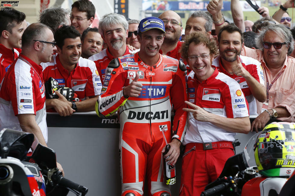 2016 wird es ernst: Ducati will unbedingt wieder Rennen gewinnen. Iannone ist schnell, aber er stürzt in Katar und hat dann in Argentinien einen Unfall mit Dovizioso. In Austin und Mugello wird er Dritter. Beim Heimrennen steht er auch auf der Pole. Aber es gibt zu viele Ausfälle und Ducati verlängert Iannones Vertrag nicht.